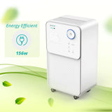 EcoAir Summit S - Low Energy Dehumidifier 12L per day with 3-Layer Carbon Pet & Dust Filter included FREE (with Sleep Mode)